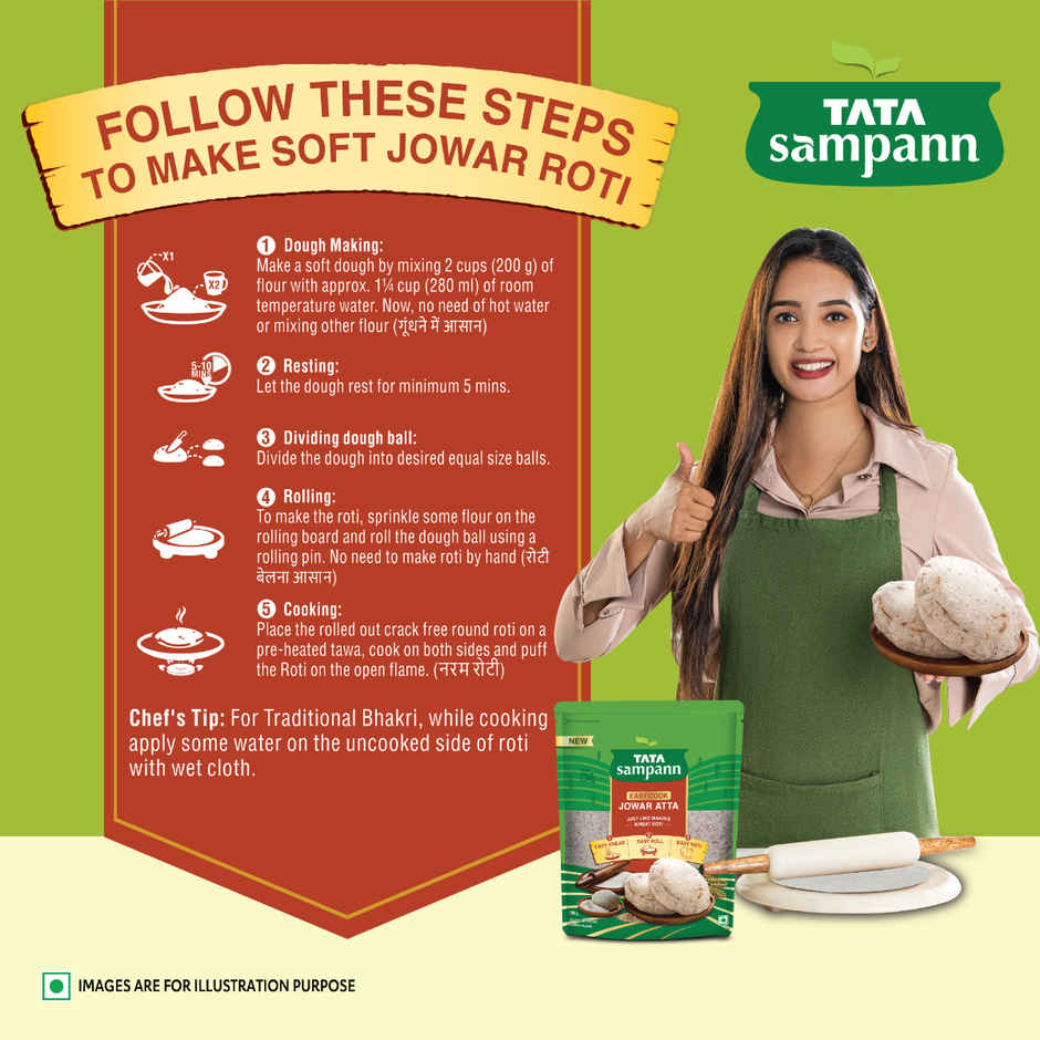 Tata Sampann Easy Cook Jowar Atta