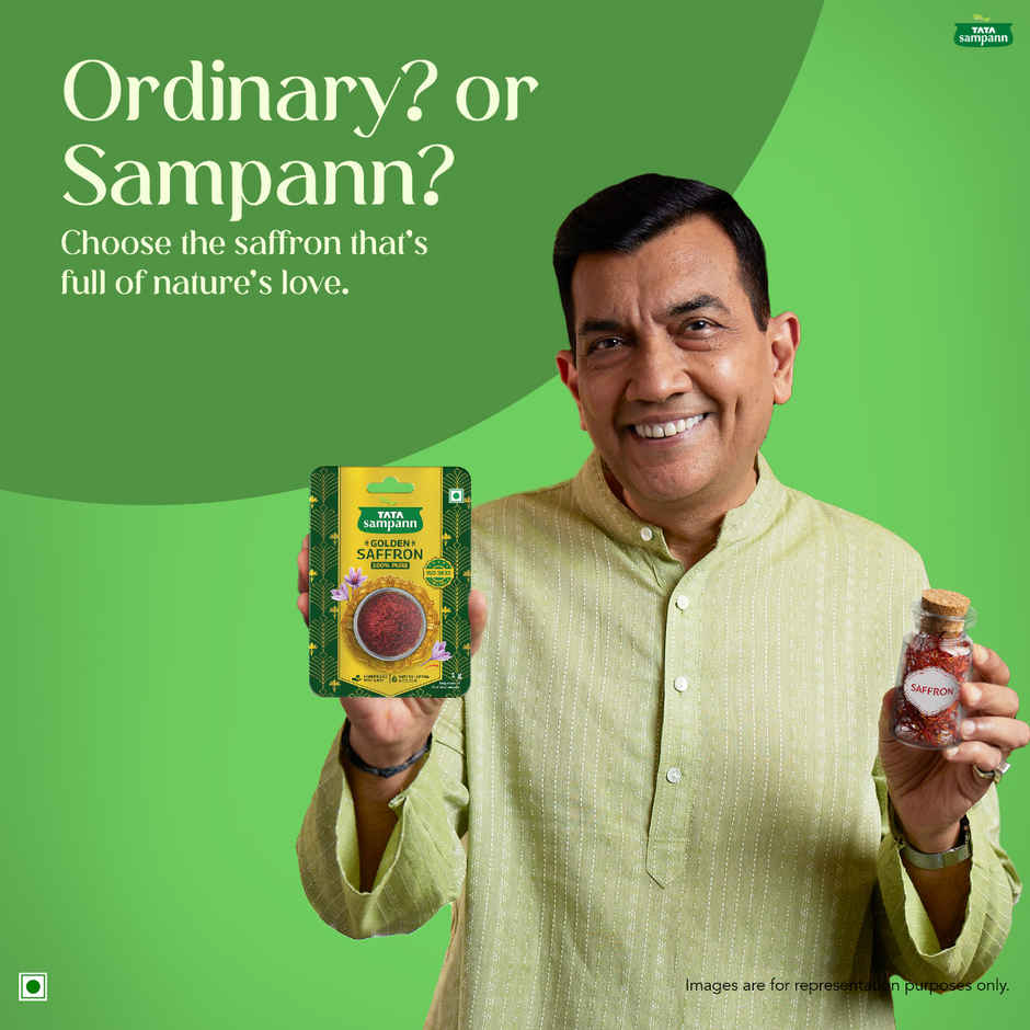 Tata Sampann Golden Saffron | Natural Aroma And Colour | Pure Kesar