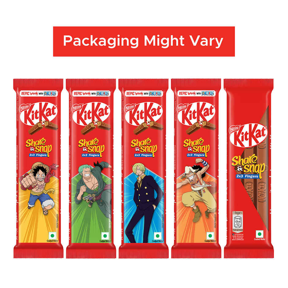 Nestle KitKat Share & Snap 2 x 3 Fingers Wafer Bar Combo