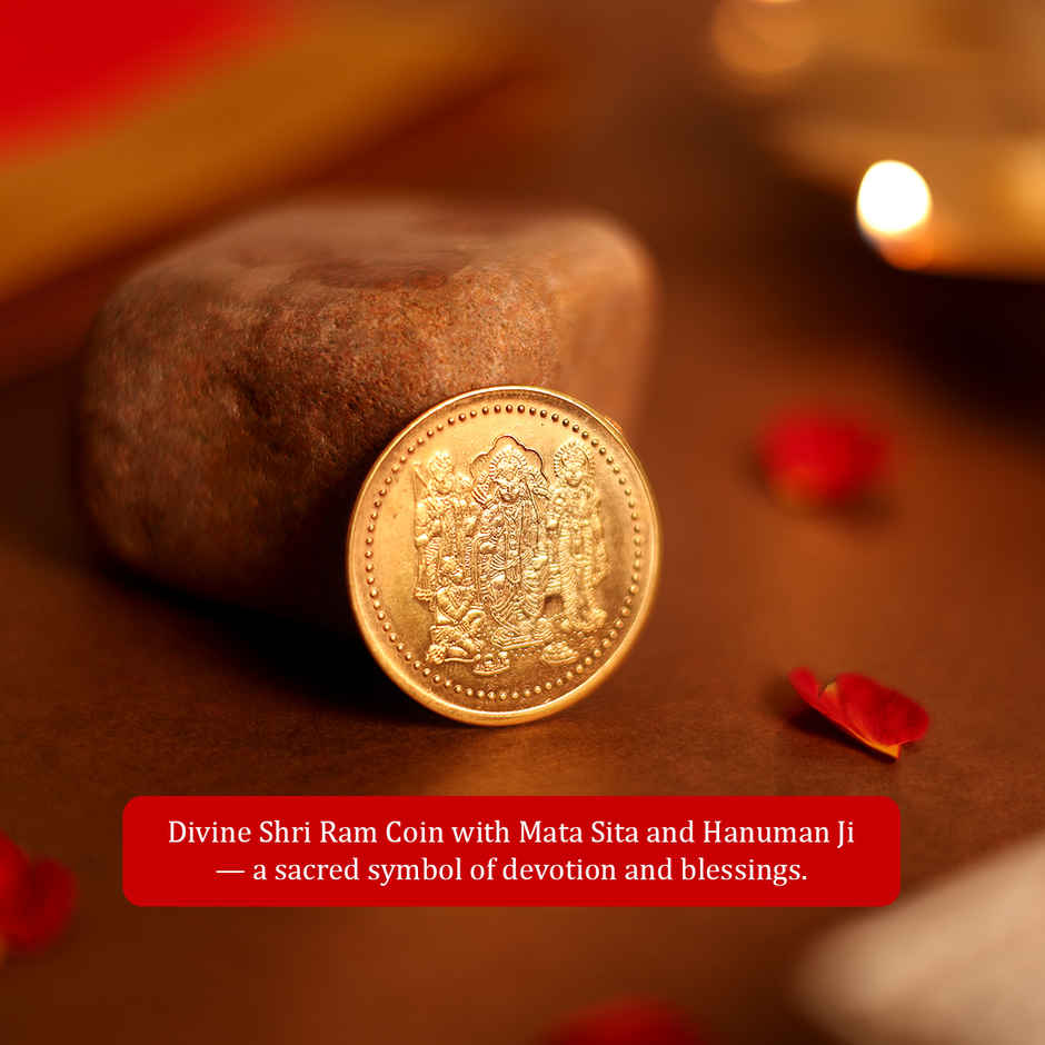 Ram Hanuman Artificial Silver Coin | Happy Mail