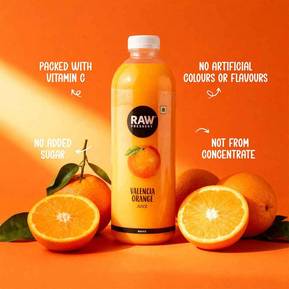 Raw Pressery Valencia Orange Fruit Juice