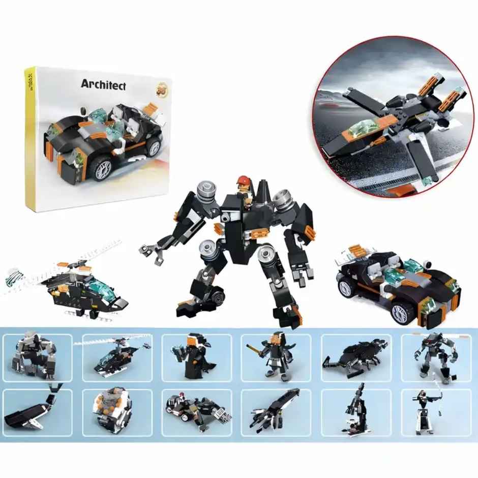 Fablue 36 in 1 Bugati Car Architect Building Blocks Toy Set for Kids