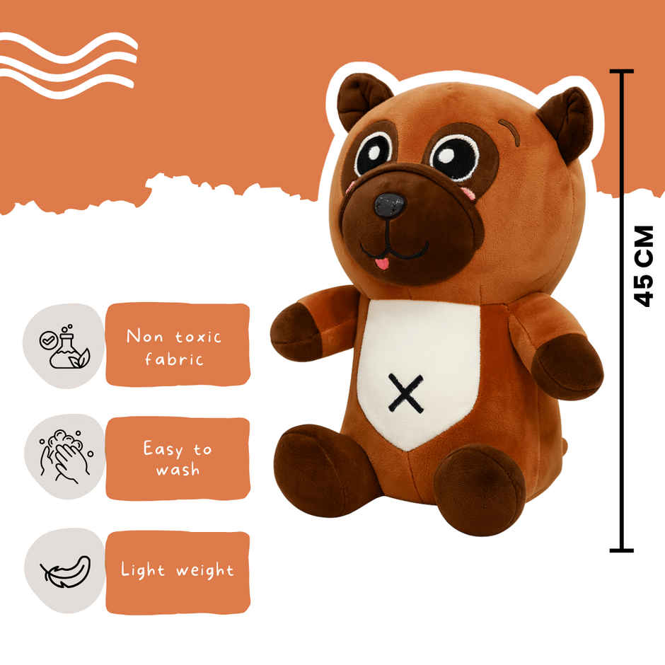 Toytales Cute Dog Soft Toy | Animal Toy | Plushie For Kids | Gift For Kids