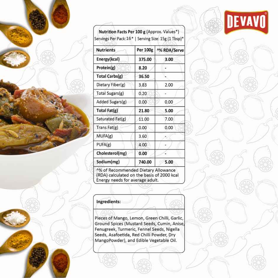Devavo Punjabi Mixed Pickle