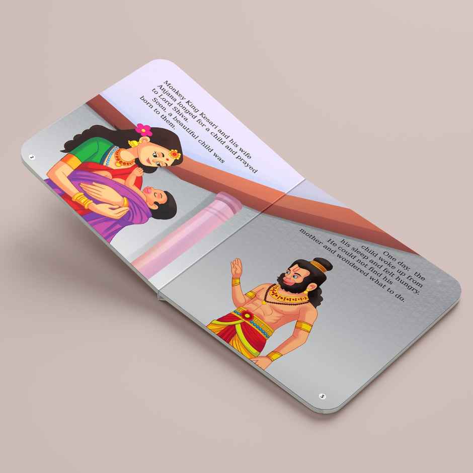 Story Book for Kids | Hanuman | Illustrated Board Book for Children | Mythology Stories