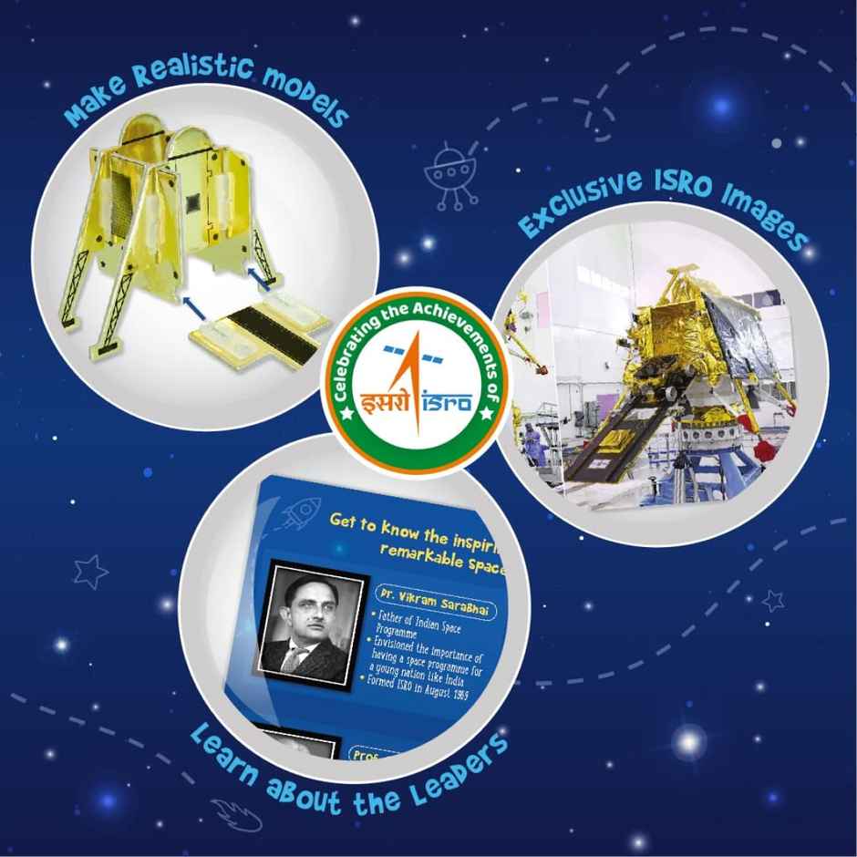 Imagimake Mapology Mission Chandrayaan - Learning 3D Model Puzzle Toy for Kids Gifting (5+ Years)