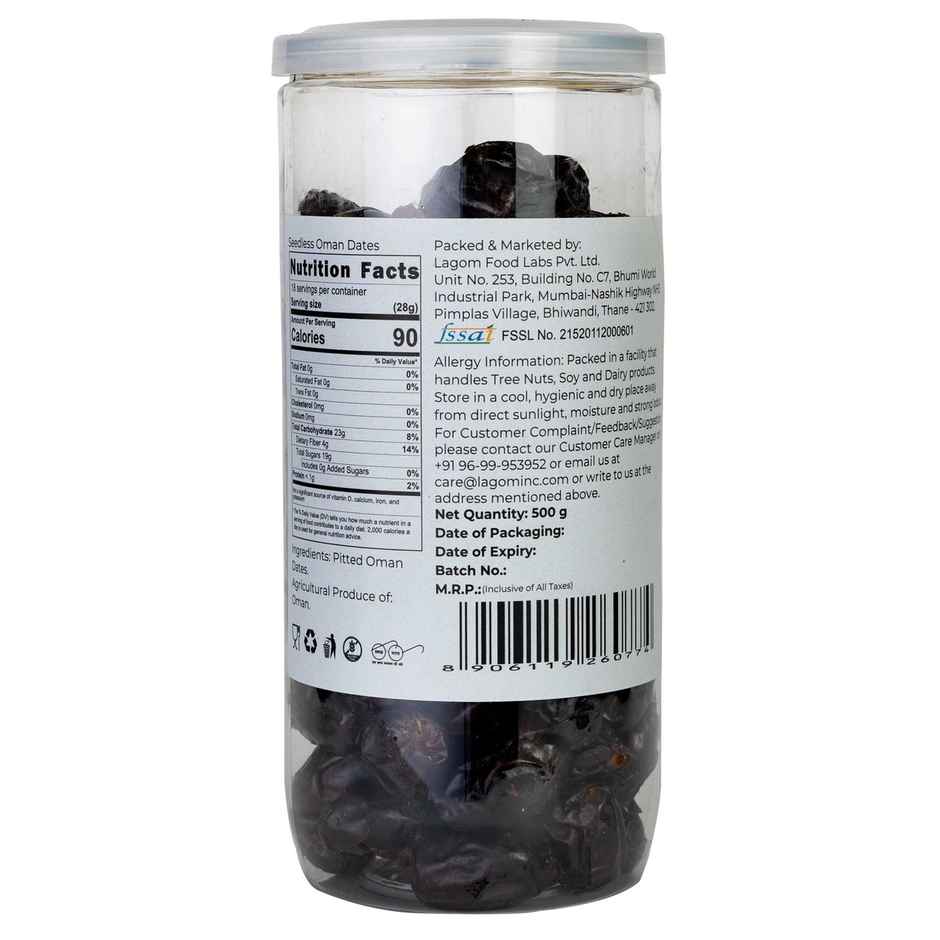 Lagom Gourmet Seedless Omani Dates