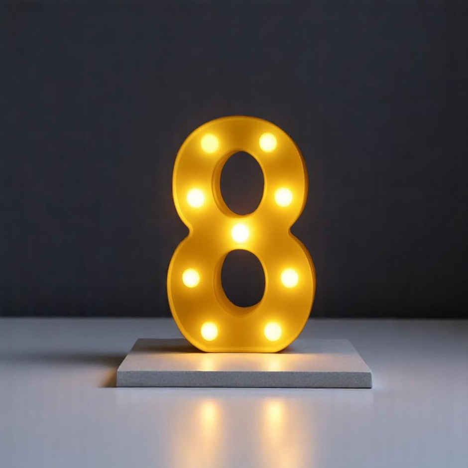 Party Propz Marquee Number Light Letters For Room Decor Lights