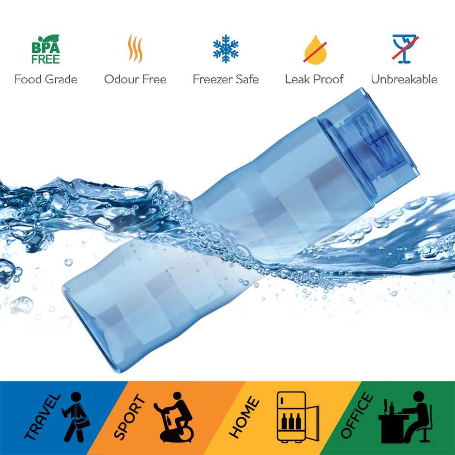 Kolorr Ringo 1L Red & Blue | Pack of 2 vibrant colors for convenience