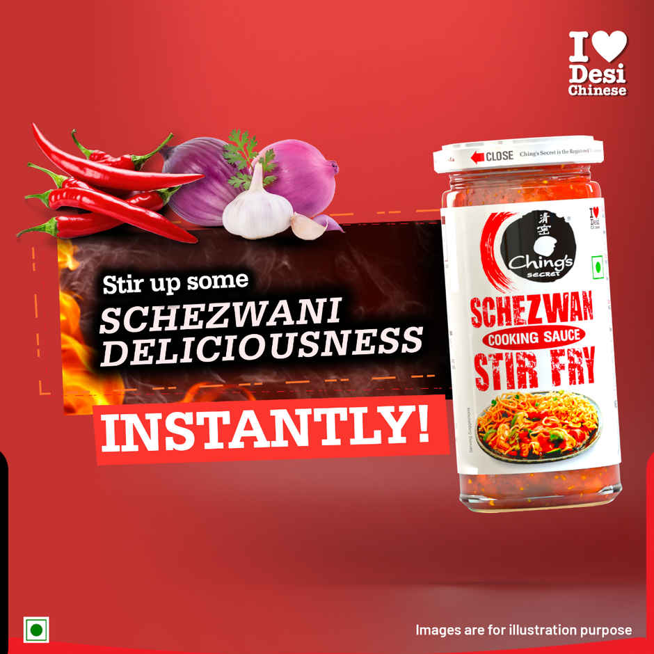 Ching's Secret Schezwan Stir Fry Cooking Sauce, Bold & Spicy, Cooking Sauce