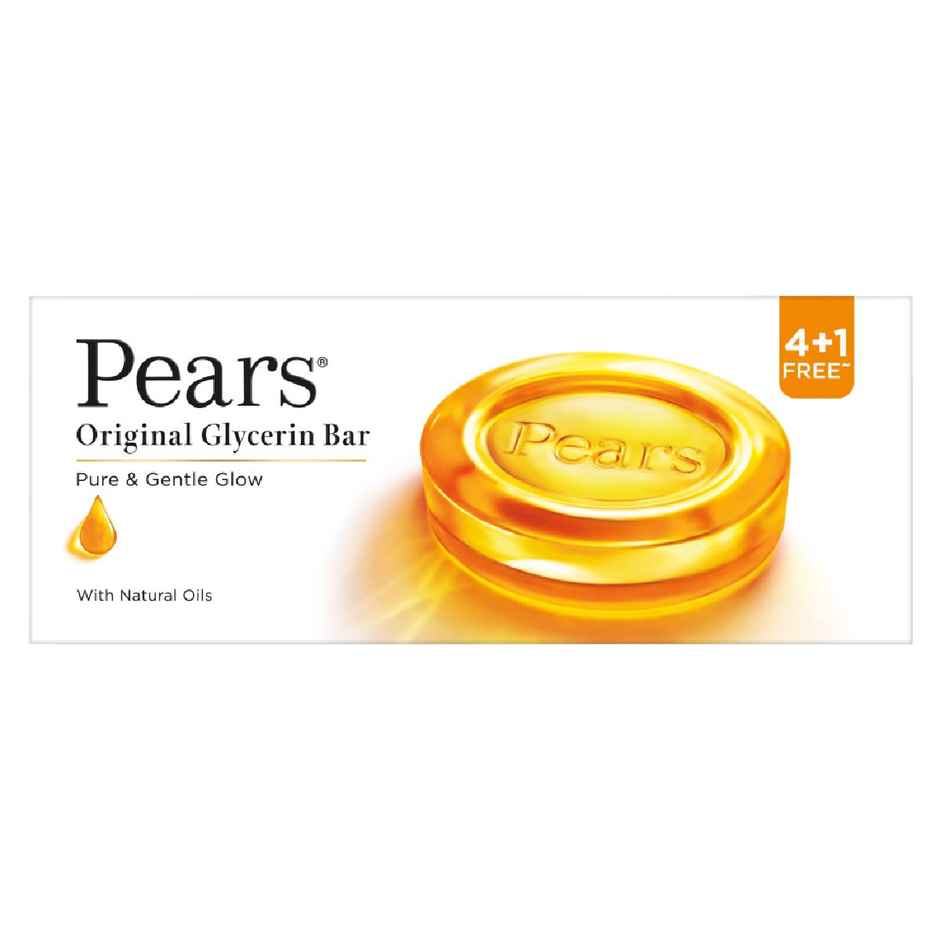 Pears Moisturising Bathing Bar Soap with Glycerine Pure & Gentle - For Golden Glow
