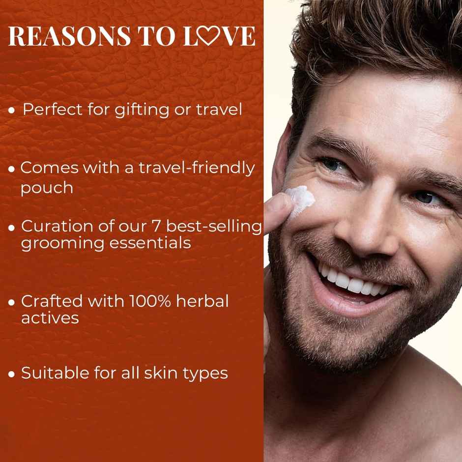 Just Herbs 7 Day Care Kit Face & Body For Men