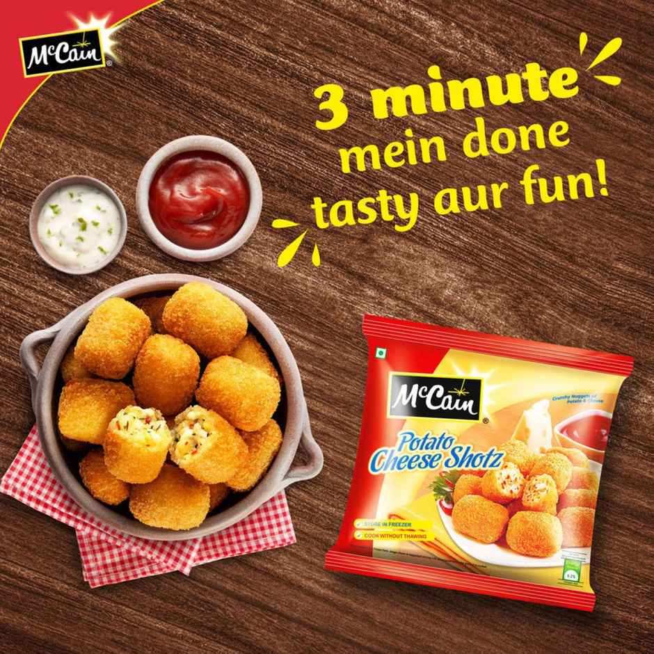 McCain Potato Cheese Shotz | Party Snack