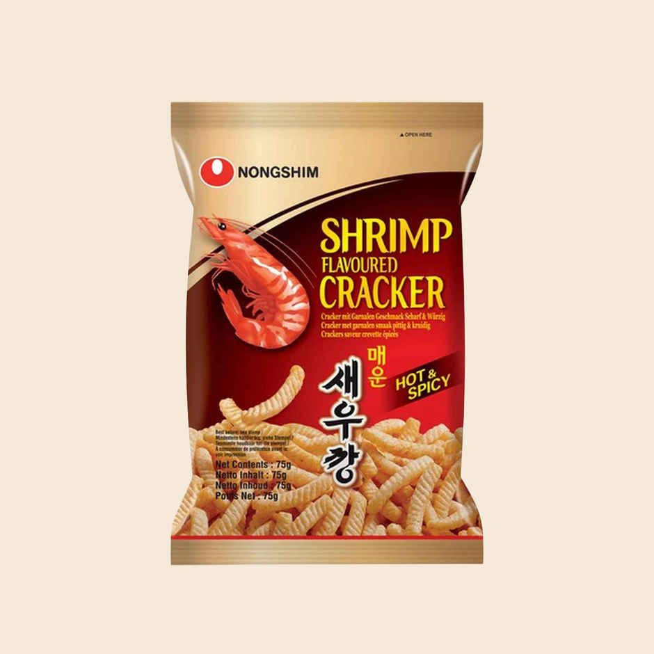 Korean Nongshim Shrimp Flavoured Cracker Hot & Spicy