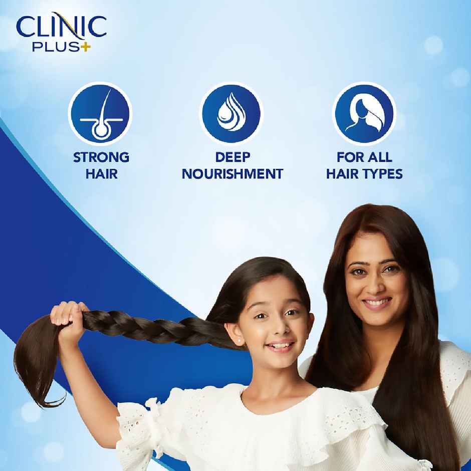 Clinic Plus Strong & Long Shampoo with Milk Proteins and Multivitamins