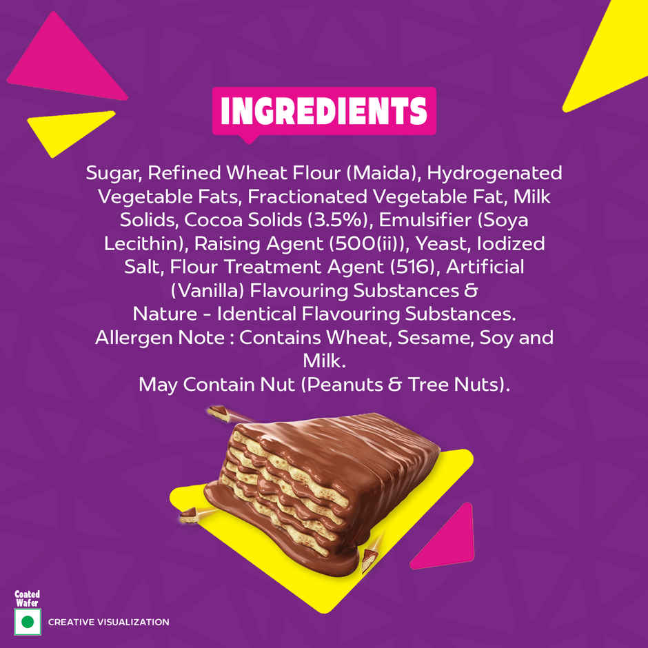 Nestle MUNCH MAX Choco Coated Crunchy Wafer Bar Chocolate