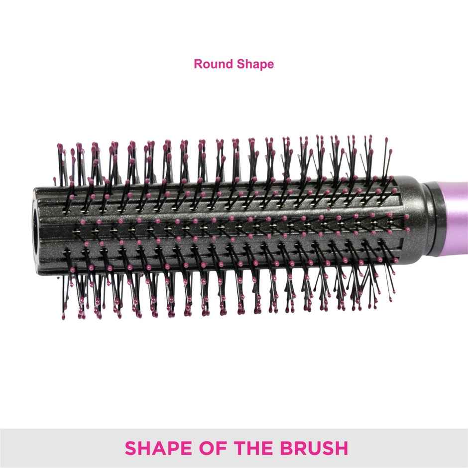VEGA Round Hair Brush With Cleaning Comb for Men and Women |E18-RB