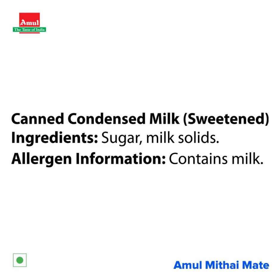 Amul Mithai Mate Condensed Sweetened Milk Tin Combo