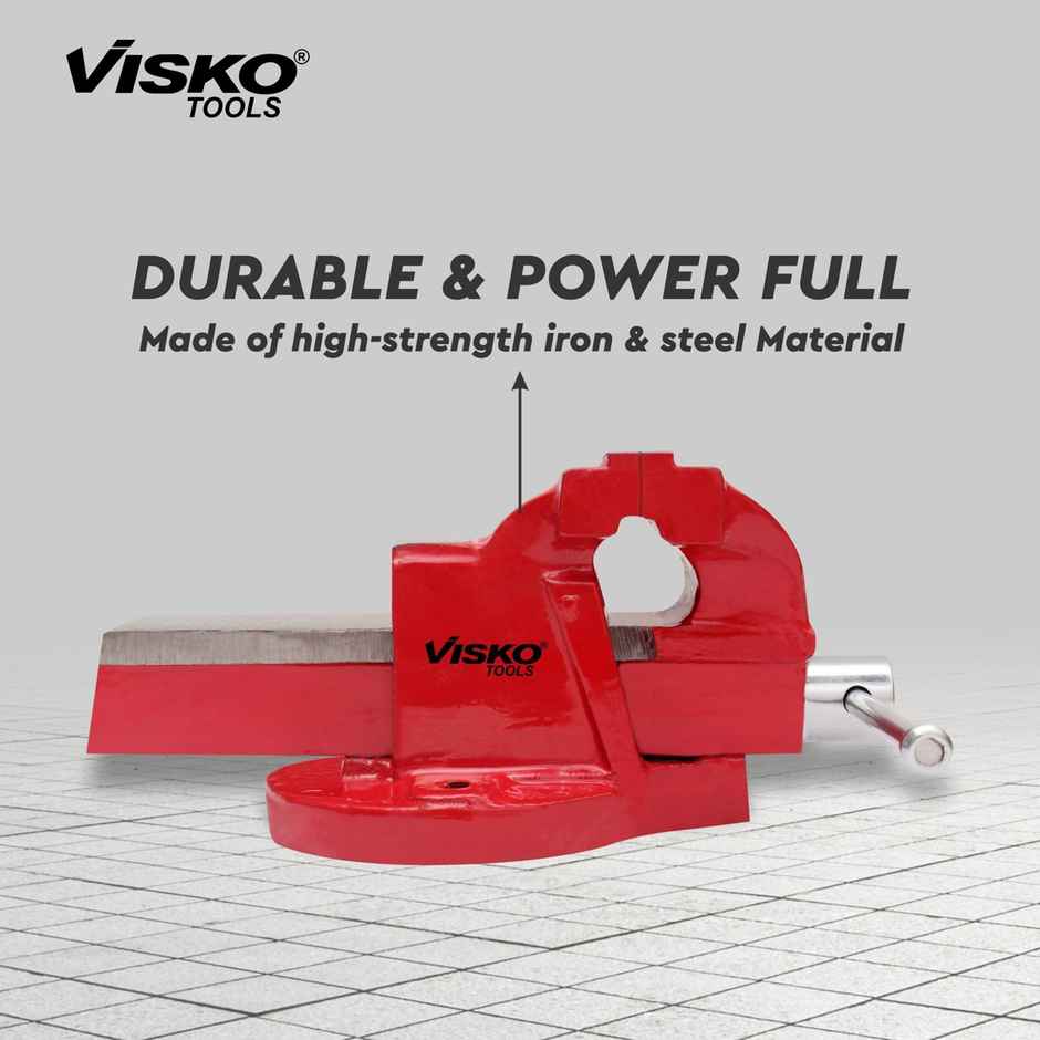 Visko 769 Bench Vice 85Mm (No.1) | Steel Fixed Base Vise Multi Vise Tool