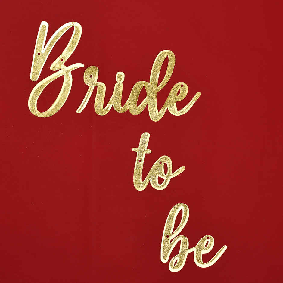 Bride To Be Glitter Banner | Propcon