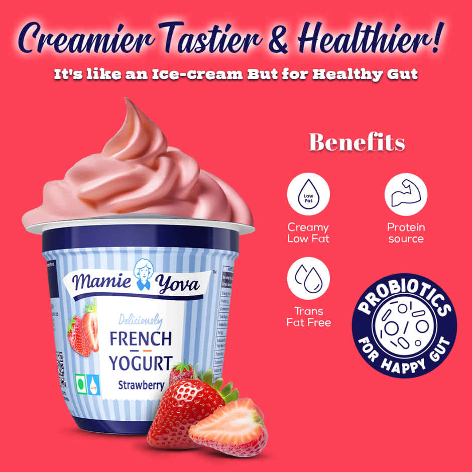 Mamie Yova Deliciously French Fruit Yogurt (Blueberry, Strawberry) Combo