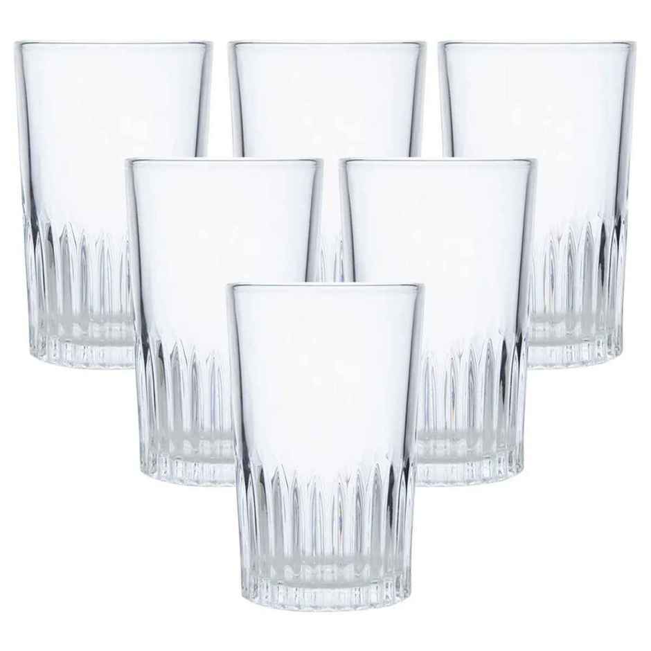 Roxx Ariana HB Tumbler Glass - 265 ml | Pack of 6
