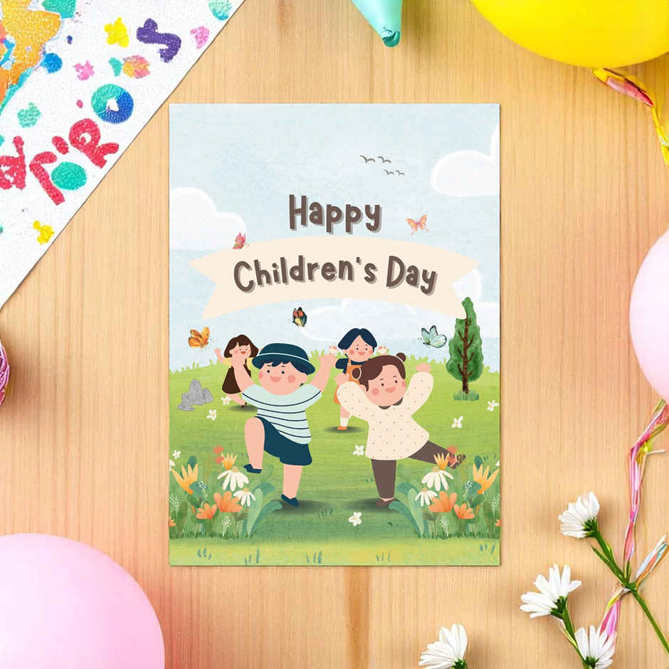 House Of Festivals Children s Day Greeting Card - Design 4