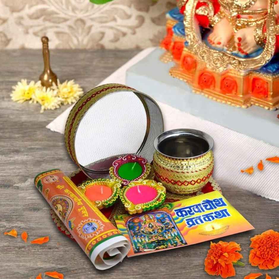 Karwa Chauth Hardboard Poster | Divine Vibes