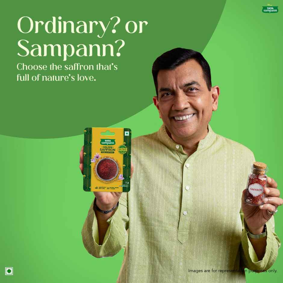 Tata Sampann Golden Saffron | Natural Aroma And Colour | Pure Kesar