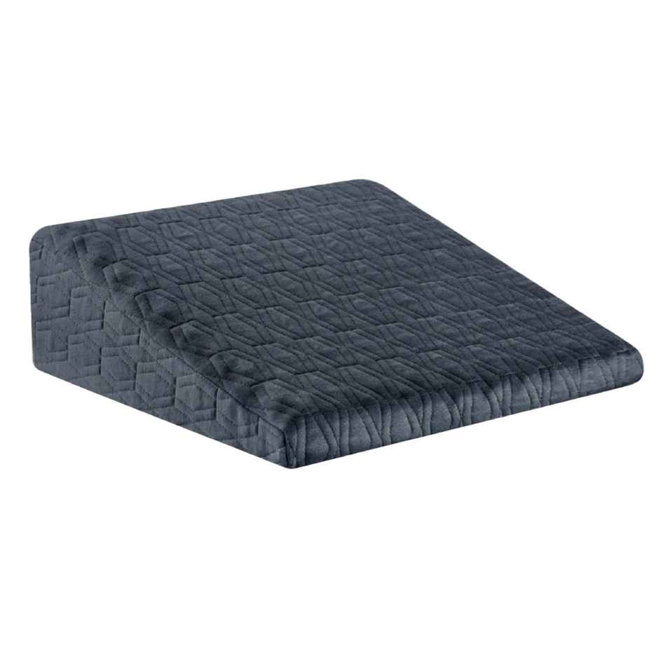 The White Willow Original Wedge Pillow For Bed | Orthopedic Memory Foam Cushion - 18 x 18 x 10 Inch