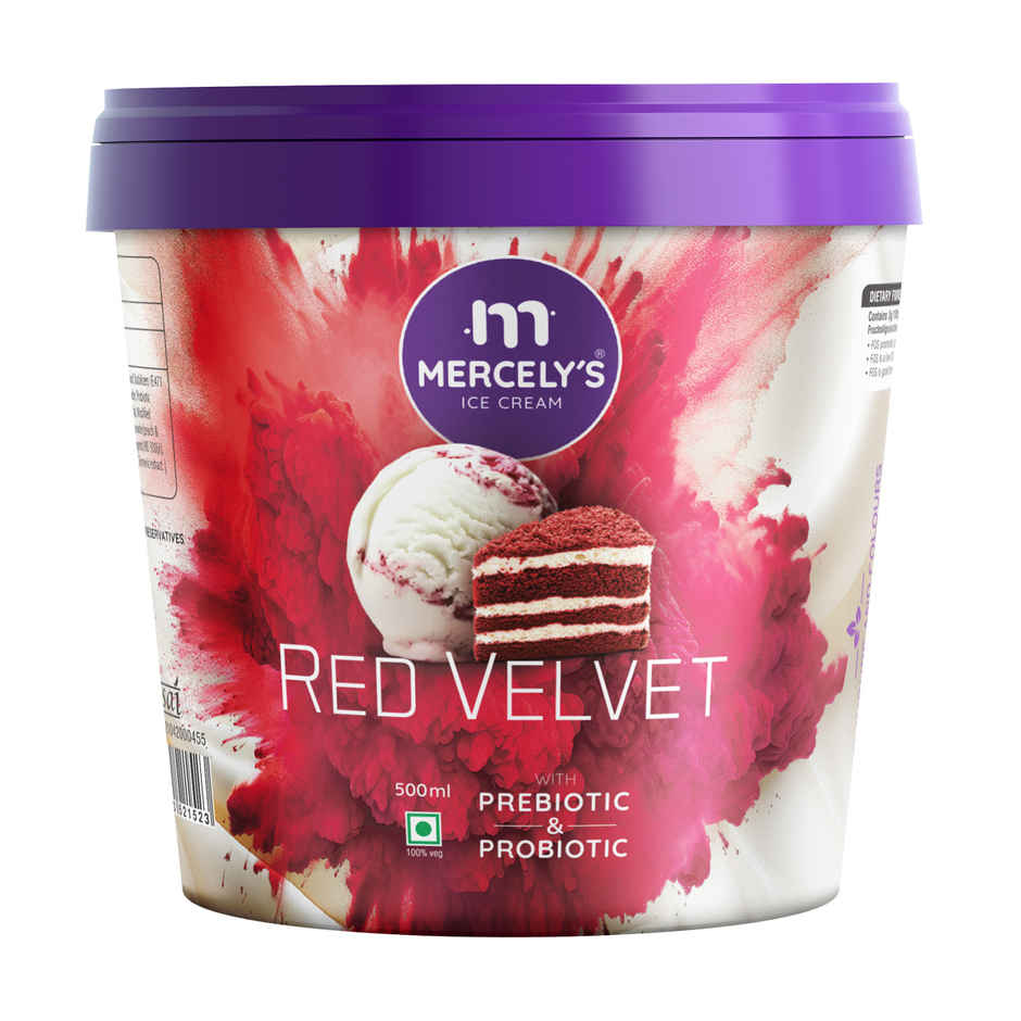 Mercely's Premium Red Velvet Family Pack Ice Cream Tub