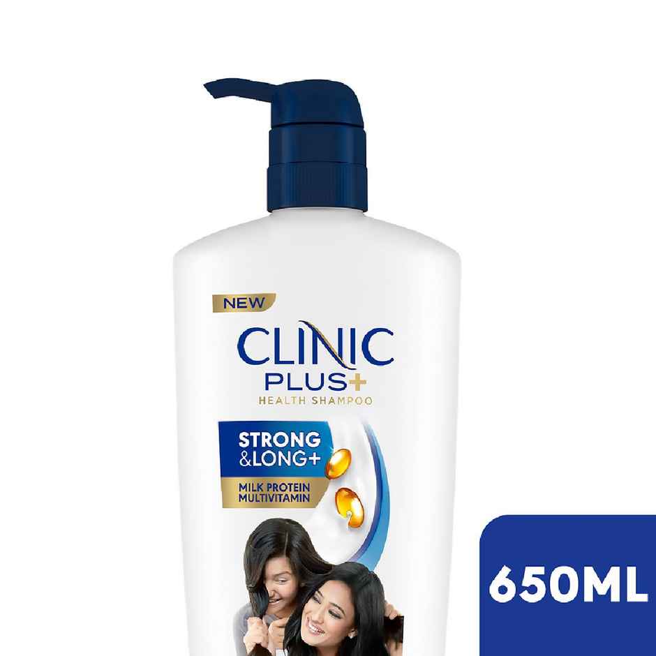 Clinic Plus Strong & Long Shampoo with Milk Proteins and Multivitamins