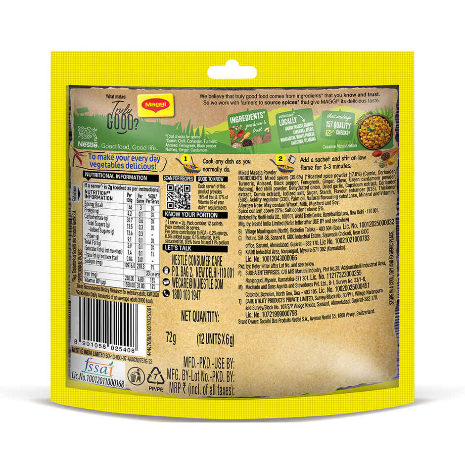 Maggi Masala-ae-Magic Sabzi Masala