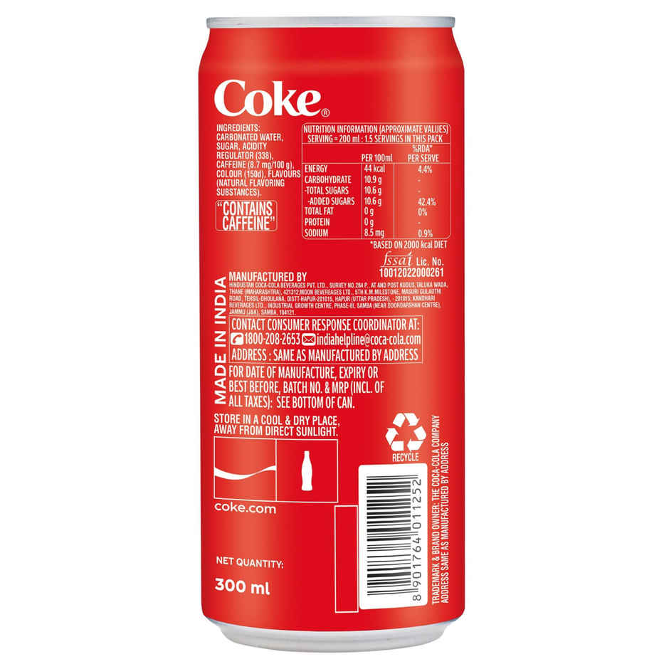 Coca-Cola Soft Drink Can