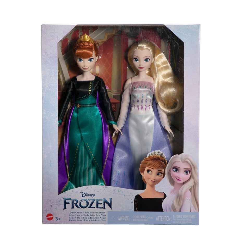 DISNEY FROZEN QUEEN ANNA AND ELSA,GIRLS,3Y+,Multicolour