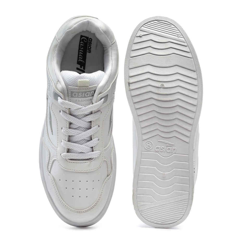 Asian Boston-01 Men Sneakers White (Size-8)