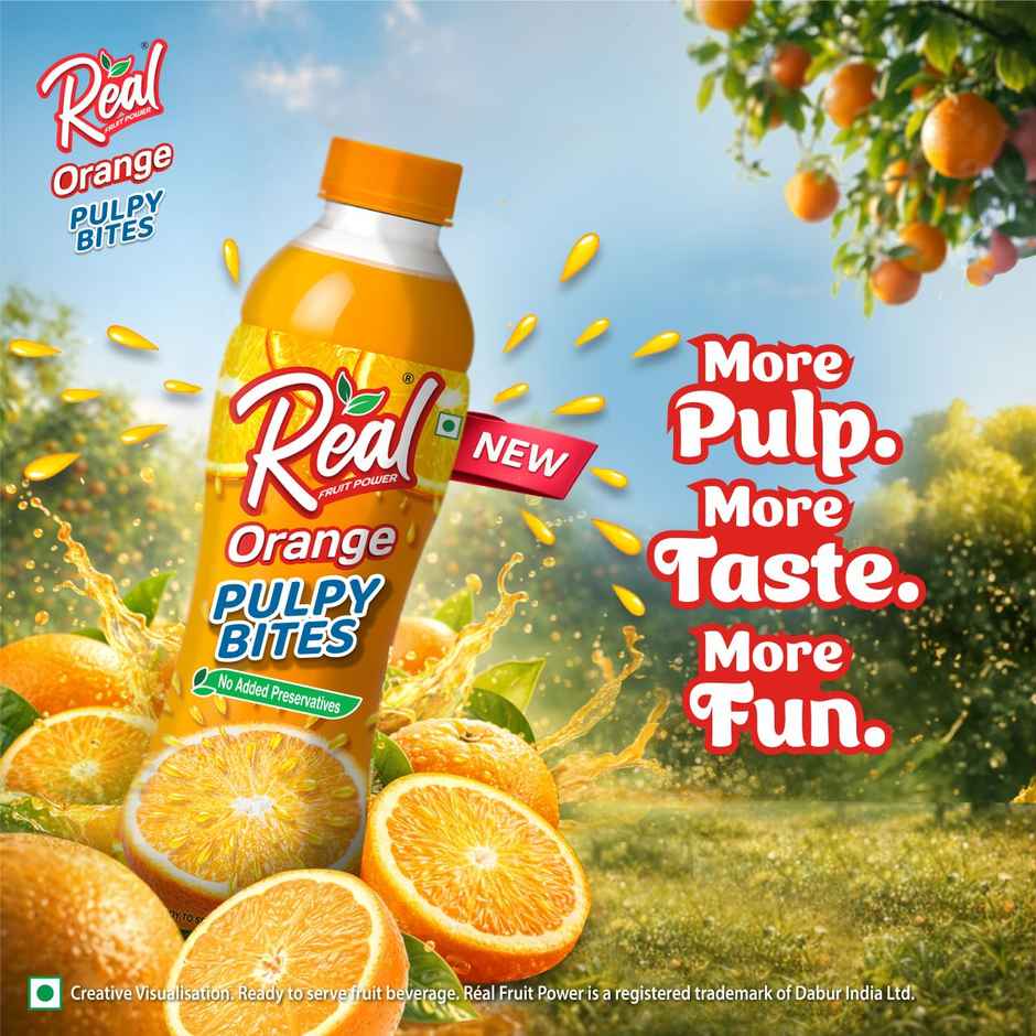 Real Fruit Power Pulpy Orange Juice