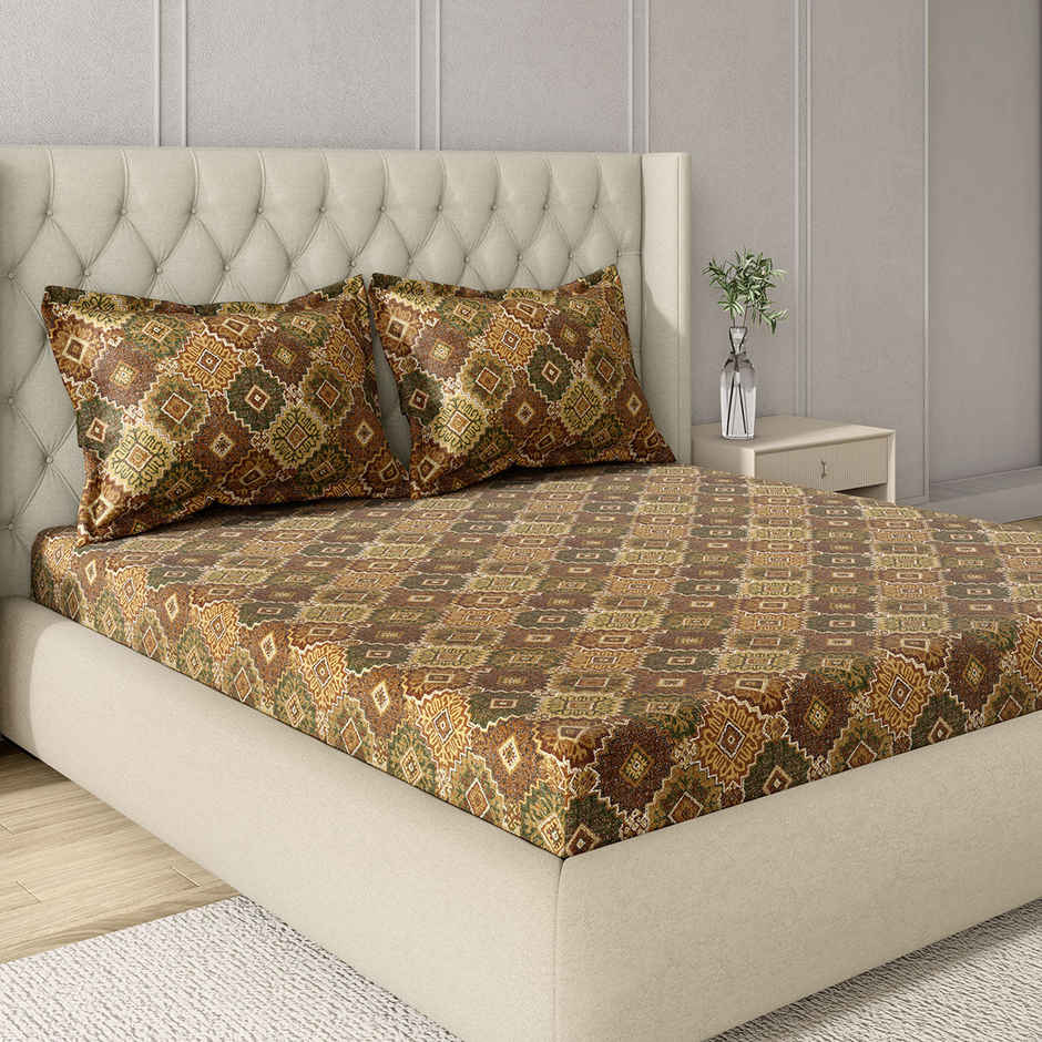 HOMES Microfiber Printed Multicolor 2 Pillow Covers | 17 x 28 in