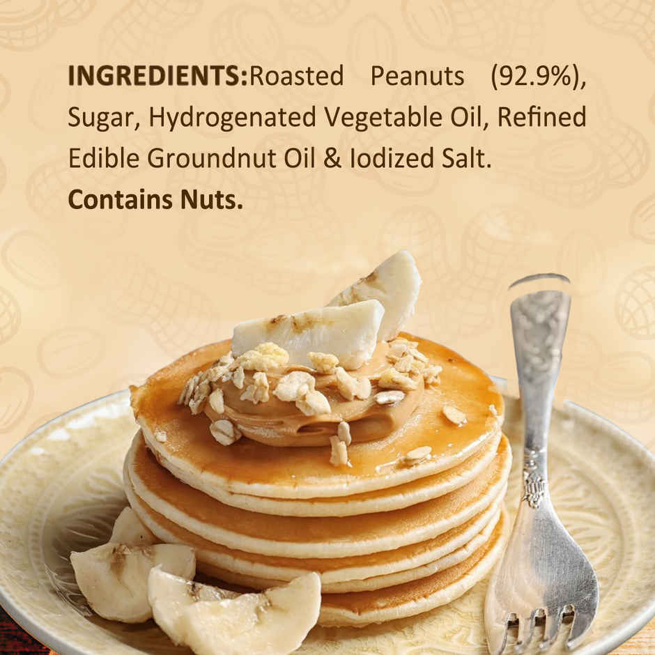 Sundrop Peanut Butter | Crunchy | With 26% Protein |Premium Roasted Peanuts | No Preservatives