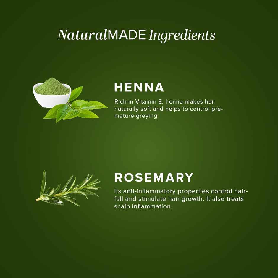 Khadi Natural Henna Rosemary Hair Oil For Hair Growth | Free From Mineral Oil