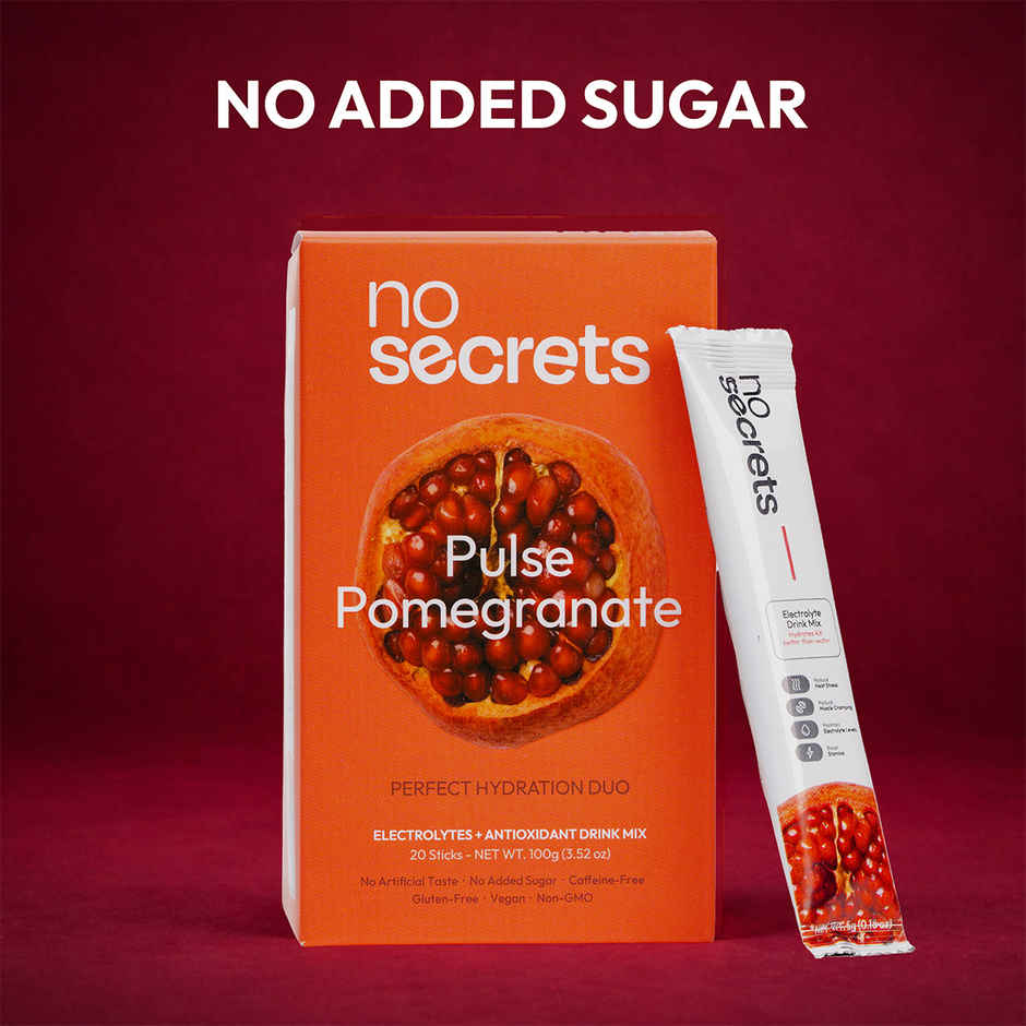 No Secrets Perfect Hydration Duo Electrolytes & Antioxidants Pulse Pomegranate