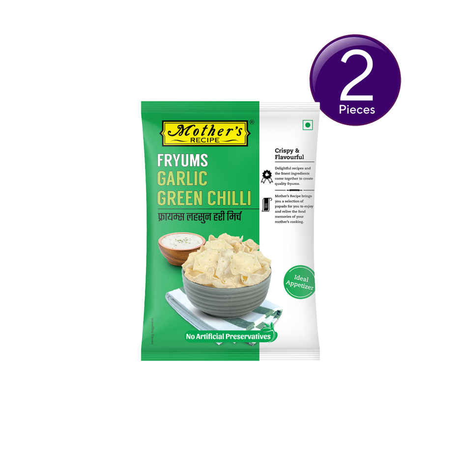 Mother's Recipe Garlic Green Chilli Frymus Combo