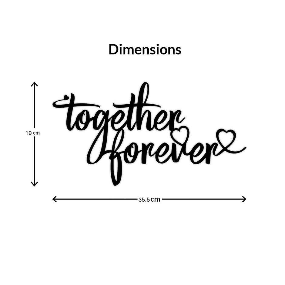 Urbanfix Together Forever Wall Art Cutout