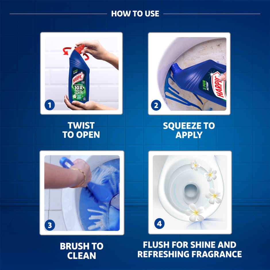 Harpic Jasmine Toilet Cleaner Liquid