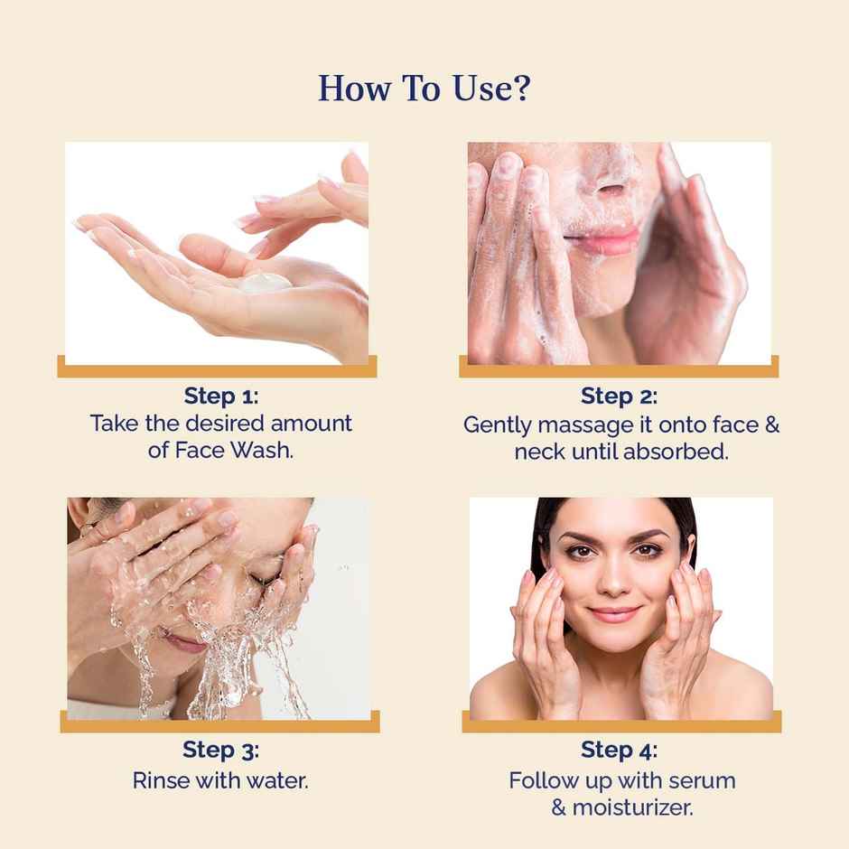 St.Botanica Vitamin C Brightening Face Wash For Clear & Bright Skin No Parabens & Sulphates