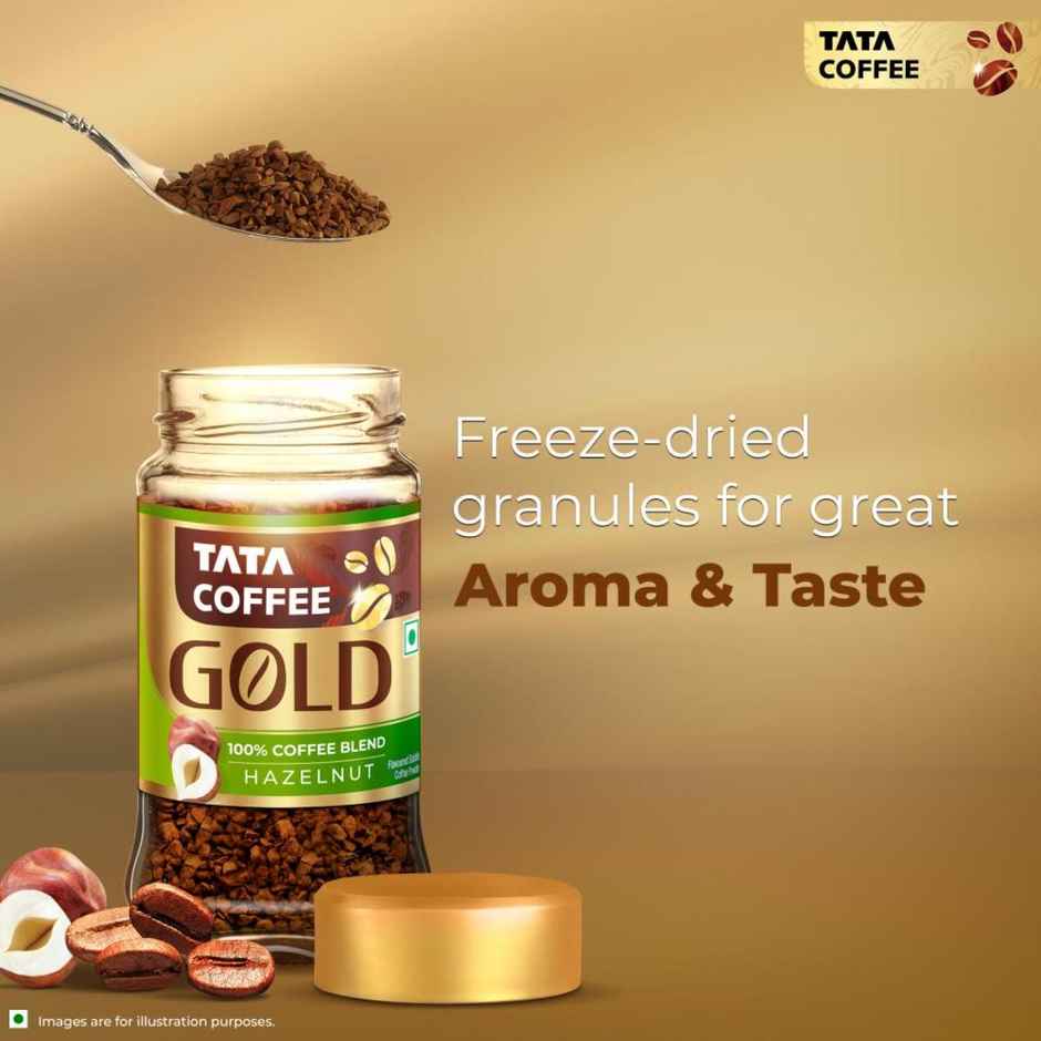 Tata Coffee Gold Hazelnut Instant Coffee