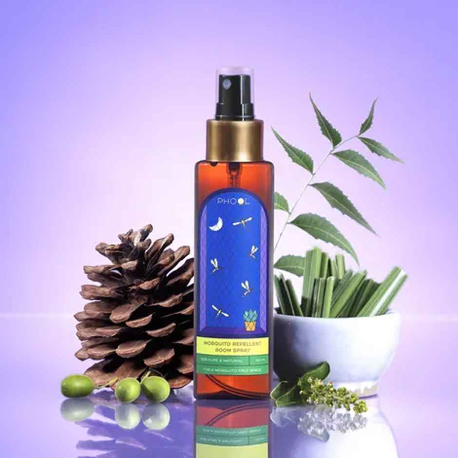 Phool Mosquito Repellent Room Spray | 100% Natural And Chemical Free Baby And Pet Safe