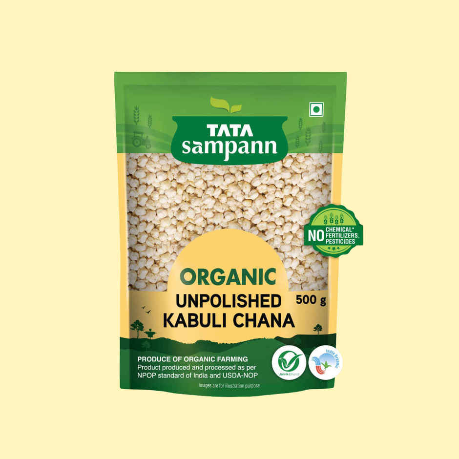Tata Sampann Organic Unpolished Kabuli Chana