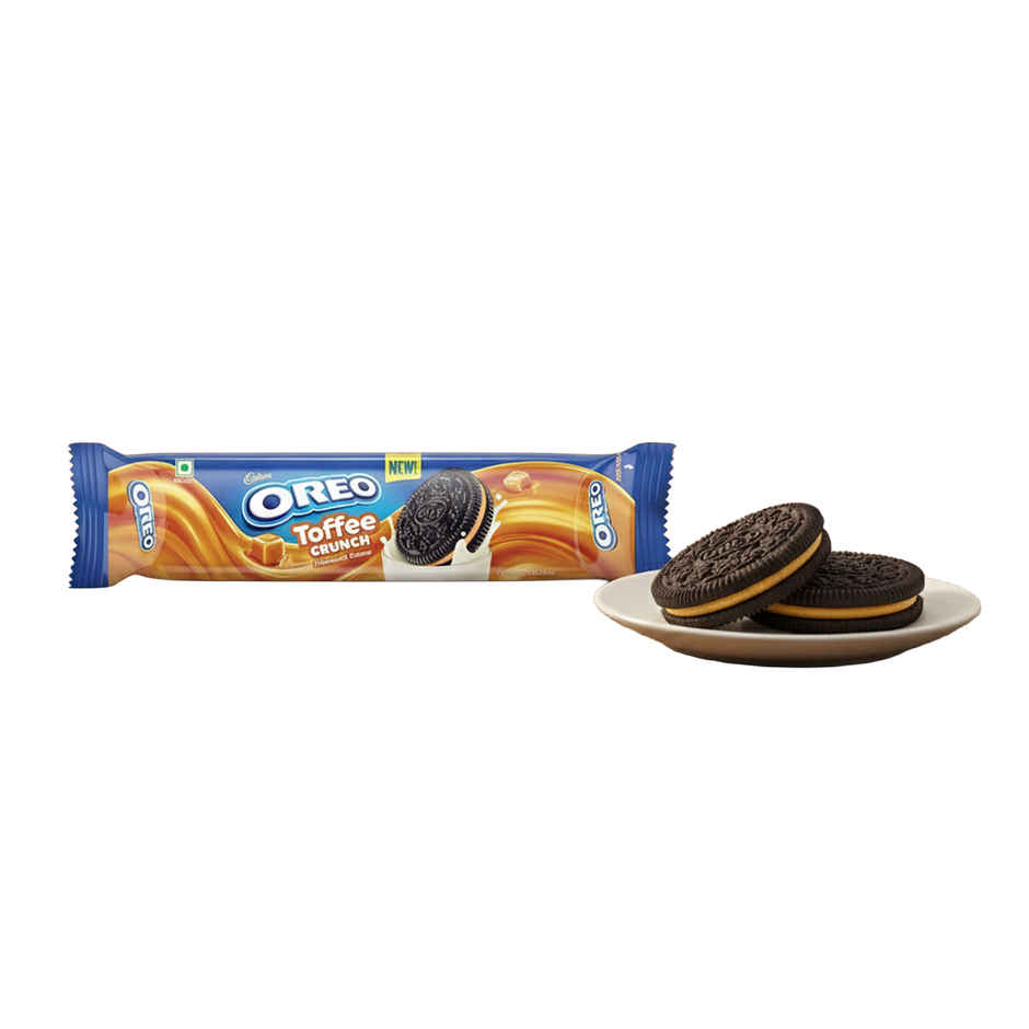 Cadbury Oreo Toffee Crunch Flavour Creme Sandwich Biscuit Combo  