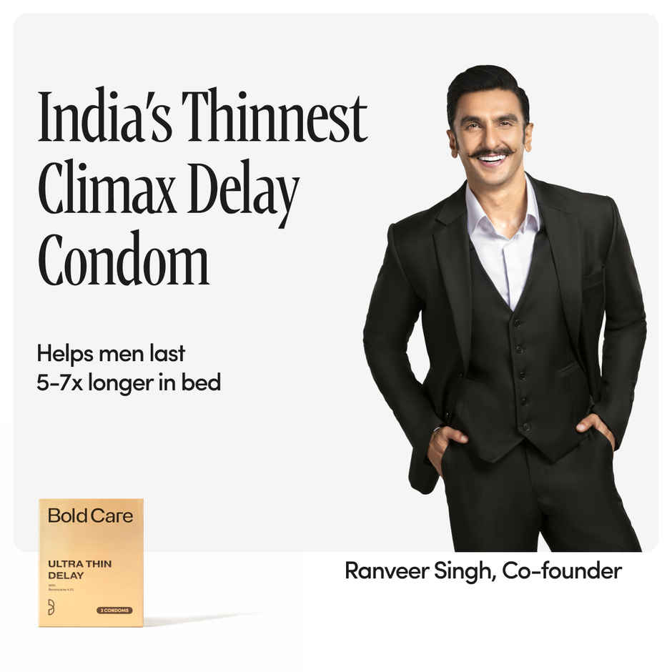 Bold Care Ultra Thin Climax Delay Condoms | To Help Men Last 5-7X Longer In Bed With Benzocaine